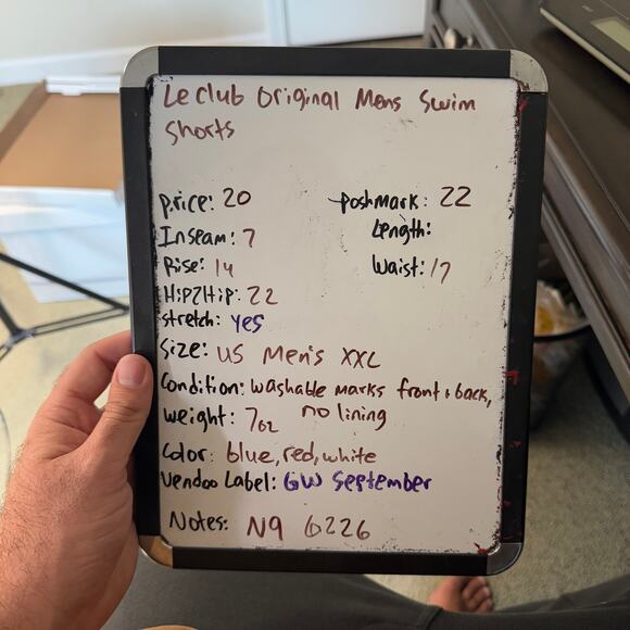 Le Club Original Mens Swim Shorts US Men's XXL - Picture 5 of 5